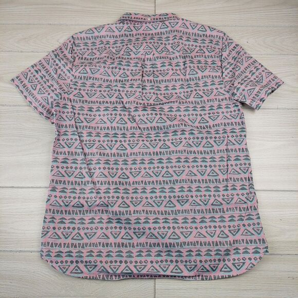 Chubbies‎ Polo Shirt Mens Medium Weekend Has Arrived Western Aztec Myan Tribal - Picture 2 of 6